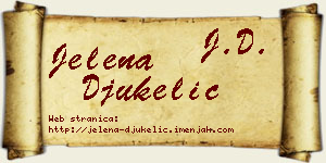 Jelena Đukelić vizit kartica